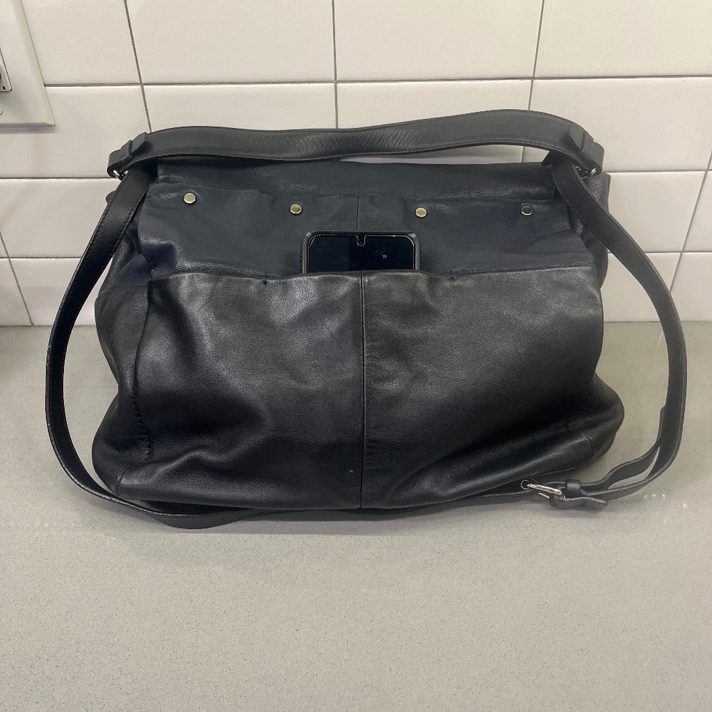 Lanvin Authentic Messenger Crossbody Bag